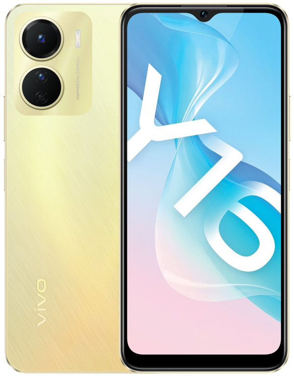 Купить Смартфон vivo Y16 4/64 ГБ Drizzling Gold